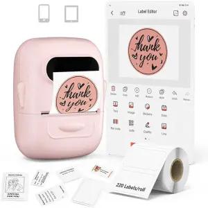 마크라이프 휴대용 프린터 B1 B21 P50 감열 무선 자가 접착 태그 가격표 기계 사무실 학교 주방용