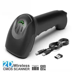 무선 핸드헬드 바코드 스캐너 1D 2D QR 코드 슈퍼마켓 체커 플러그 앤 플레이 리테일 POS 시스템용