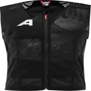 알파나 프로쉴드 백 프로텍터 조끼 남성 스키 스노보드용 경량 유연 척추 보호 블랙