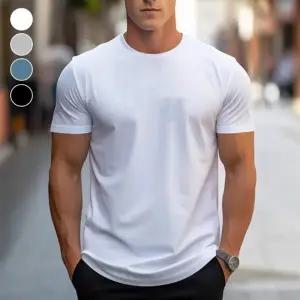 티셔츠 여름 반팔티 기본 무지 쿨링 흰색 회색 레이어드티 남성 베이직 반팔
