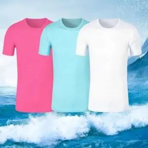 남자 기능성 쿨티셔츠 레이어드반팔티 반팔티셔츠 여름단체티