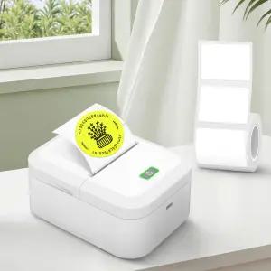 마크라이프 X2 미니 프린터 라벨 무잉크 블루투스 휴대용 접착 스티커 기계 DIY 이름표 바코드 또는 1PK