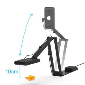 교사용 VIISAN VS5 문서 카메라 ？ 마이크 LED 자동 초점 기능이 있는 2K USB 비주얼라이저 A3 사이즈