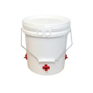 닭물통 니 플급수기 미니 2호 15 리터 수평니플 4개