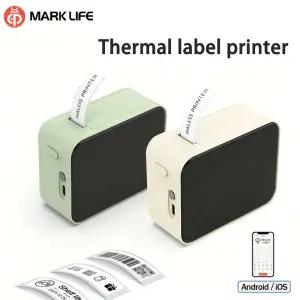 Marklife P15 무선 블루투스 라벨 프린터 휴대용 열전사 D11 D110 D101 기계와 유사한 미니 메이커