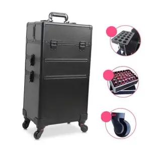 3단 메이크업 박스 캐리어 가방 출장 네일 카트 네일 박스