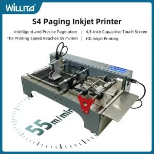 Willita 페이징 코딩 기계 플라스틱 종이 봉지 라벨 ID 카드 유통기한 바코드 배치 QR 온라인 열전사