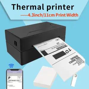 Marklife 열전사 프린터 블랙 블루투스 잉크리스 HD 메이커 호환 Mac iOS Windows 학교 사무실 중소기업용