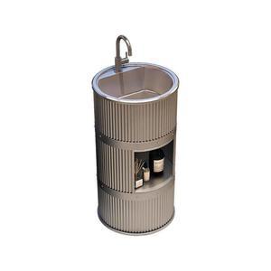 스탠딩 세면대 야외 무광 개수대 철제 카페 세면기 화장실