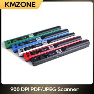 iScan 휴대용 핸드헬드 무선 모바일 문서 스캐너 900DPI Type-c LCD 디스플레이 지원 JPG/PDF 형식 A4 for
