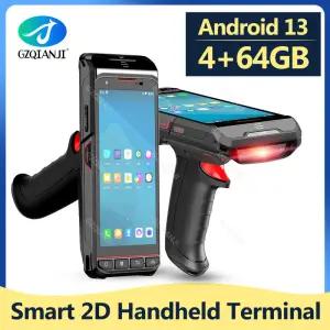 4G64G Android13 PDA 터미널 데이터 수집기 ？？(NFC WIFI Bluetooth GPS 2D QR 일반 또는 창고용 하니웰