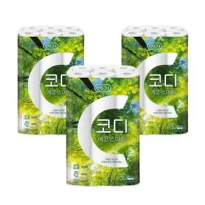 [골드스마일]코디 에코 스마트 22m 30롤 3개