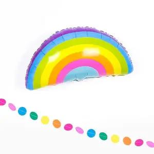 슈퍼쉐잎은박풍선(중형)마카롱무지개 파티 장식 행사