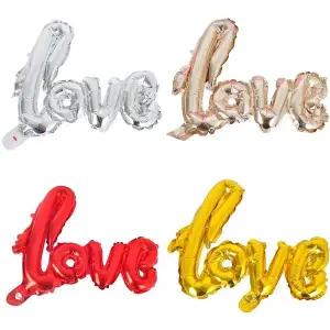 메세지 은박 풍선 소 러브 프로포즈 생일 파티 기념일