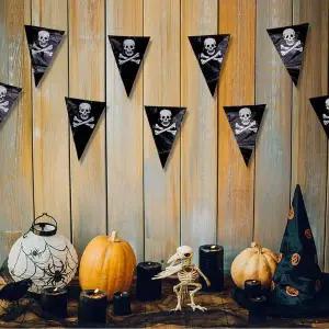 할로윈파티삼각가랜드(해골뼈다귀)