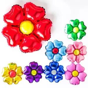 하트플라워은박풍선 꽃풍선 꽃모양