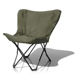 스틸의자 접이식소파 (카키) 접이식의자 캠핑 낚시 FSZ-1-01
