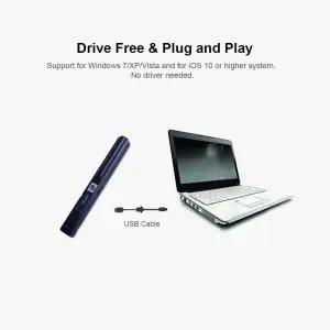 스캐너 문서 iScan 휴대용 미니 핸드헬드 A4 책 JPG 및 PDF 형식 300/600/900 DPI