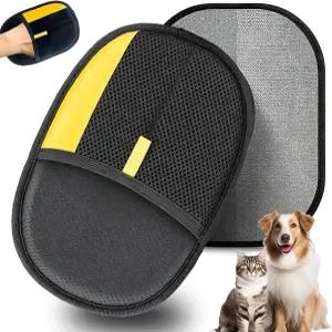 개와 고양이를 위한 반려동물 제모 장갑 새롭게 업그레이드된 재사용 가능한 정전기 헤어 의류 소파 카펫