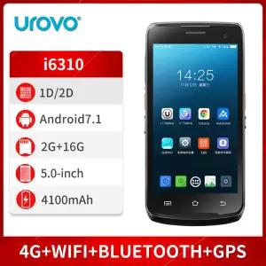 UROVO I6310 ERP Express Universa 용 Bluetooth WiFi GPS 2D 바코드 스캐너가 장착 된 Android PDA 휴대용