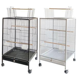 대형 새장 날림장 스테인레스 스탠드 방목 착륙 플로어