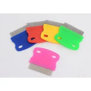 강아지 애완견 안면 눈꼽빗 브러시 X5개 (색상랜덤)_WBD1499