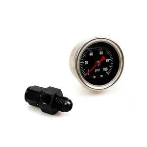 범용 압력 게이지 액체 0 어댑터 프레스 차량 1/8 트럭용 오일 6an 및 100psi 이륙 ) 장착 NPT(An6