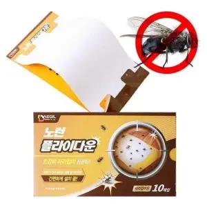 트랩끈끈이 해충스티커 파리잡이 포충기 10매