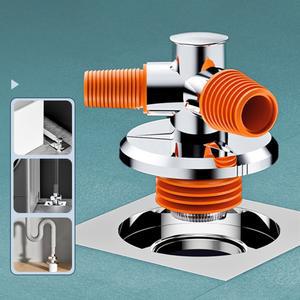 세탁기 바닥 배수구 연결 배수 어댑터 하수구 배수관 커넥터 목적 밀봉 도구 이중