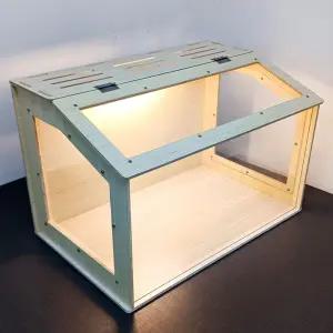 피그미다람쥐용품 골든햄스터케이지 80 사육장 투명 만화형