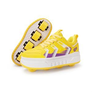 [페어덕] 여자아이용 충격 흡수 롤러 스케이트화 생일 파티 선물로 편안하게 착용 있는 성인용 롤러블레이드 실내 외 스케이팅