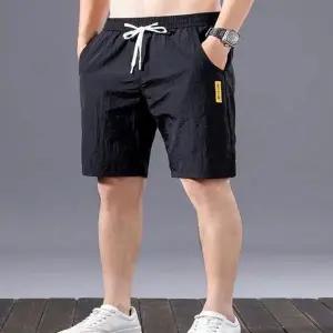 남성 여름바지 밴딩팬츠 반바지 숏팬츠 남자반바지 (HSJ-WDBBDBA)