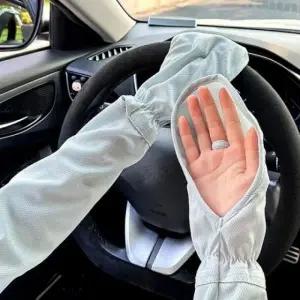 ( )자외선차단토시 여름토시 햇빛차단 손등커버 팔토시 2세트 연블루