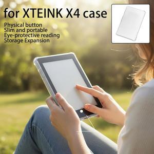 XTEINK X4 소프트 TPU 4.3인치 E-리더 케이스 투명 낙하 방지 보호 커버 강화 코너 백