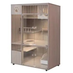 대형 케이지 고양이 사육장 철제 복층 펫하우스 날다람쥐 햄스터 놀이터 빌라