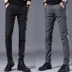 남자 출근룩 데이트 세미정장 슬림핏 면바지 B001 (HSJ-W873AB5)