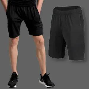슬림핏 스포츠 남자 바지 짐웨어 헬스장 여름 반바지 (HSJ-W69C12F)