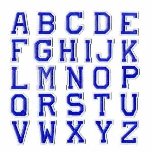 ( )열접착 자수와펜 블루 옷에붙이는스티커 열접착와펜 대형와펜