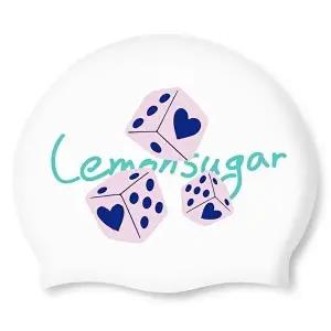 [셀러허브 스포츠레저]레몬슈가 실리콘수모 수영모 H482018 운동 여자수영모 (49071979)