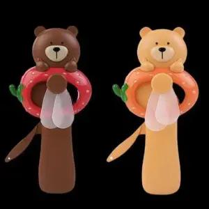 큐티베어 자가발전 미니 손선풍기