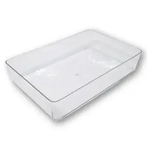 서랍용 칸막이 정리함 세트 투명 소품 보관 박스 XL