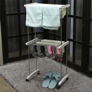 접이식 실내 빨래걸이 스테인리스 건조대 튼튼한 미니 행거