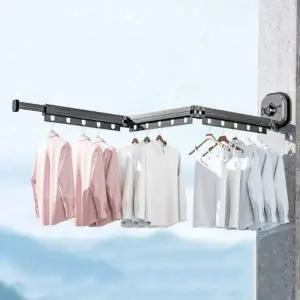 접착식 접이식 빨래 건조대 수건 걸이 공간