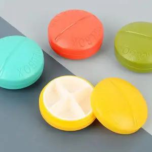 소품정리함 원형 심플 4칸 다용도 케이스 악세사리케이스