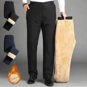 겨울바지 남자 2컬러 따뜻한 방한팬츠 기모 정장바지