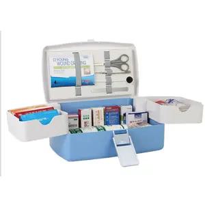 (IJ) TOP 구급함2호(내용물포함)차량응급키트 상비약통 행사장 가게용 케이스