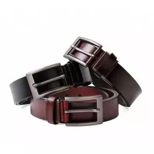 [하프클럽/]고급 남성 통가죽 허리벨트 정장용 남자 가죽 벨트