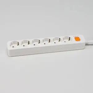 [하프클럽/]신성전기 멀티코드 메인 스위치 6구 (2호) 1.5M 16A KC