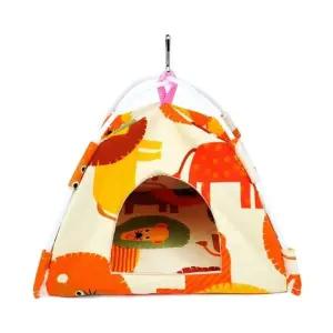 앵무새 텐트 새장 둥지 소동물 은신처 침대 새집 중형