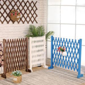 나무 애완 동물 격리 게이트 가능한 정원 문 접이식 개 고양이 울타리 현관 복도 출입구 계단 강아지 보호